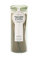 Sada vonných kadidiel Paddywax Wild Mint & Santal 100-pack