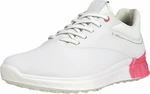 Ecco S-Three Womens Golf Shoes White/Bubblegum 36 Calzado de golf de mujer