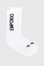 Ponožky Emporio Armani Underwear 3-pak pánske, biela farba, 303133 4R300