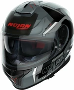 Nolan N80-8 Wanted N-Com Slate Grey White/Black 3XL Casco