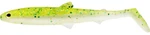 Westin gumová nástraha bullteez shadtail sparkling chartreuse - 7,5 cm 4 g 3 ks