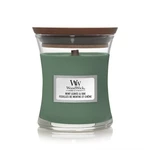 Vonná svíčka WoodWick Mint Leaves & Oak 85g