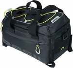 Basil Miles Trunk Csomagtartó táska Black/Lime 7 L