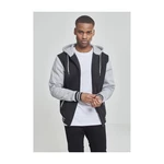 2-color Zip-Up Sweatshirt BLK/Grey