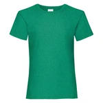 Valueweight Fruit of the Loom Girls' Green T-shirt