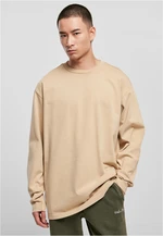 Heavy Oversized Garment Dye Dye UnionLong Sleeve Beige