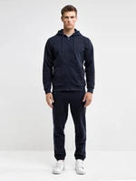 Big Star Man's Zip Hoodie 171888 403 Navy Blue