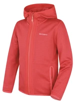 Husky Artic Zip K 164-170, red Dětská mikina s kapucí