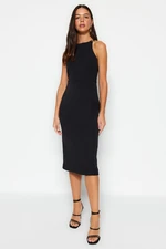 Trendyol Black Accessory Detailed Woven Woven Dress