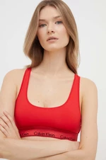 Podprsenka Calvin Klein Underwear červená farba, jednofarebný