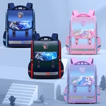 New Cartoon School Bag for Primary School Students Men's All-in-One Open Space Bag Large Capacity Children's Backpack