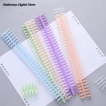 10Pcs 30 Holes Loose-leaf Paper Book Circles Ring Scrapbook Album Binder Spiral A4 Notebook Binding Clips