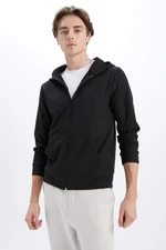 DEFACTO Regular Fit Hooded Zippered Sweatshirt