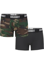 Logo 2er Pack Boxer Shorts woodland/black