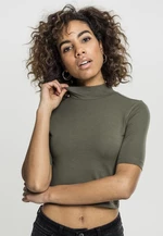 Women's turtleneck T-shirt with olives