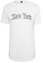 New York Wording T-shirt white