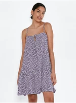 Purple Floral Dress Noisy May Joe - Women