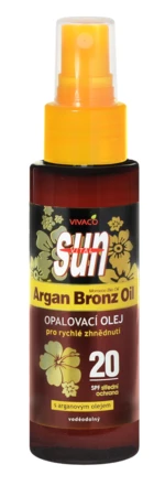 SUN VITAL Arganový opalovací olej OF20 100 ml