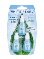 WHITE PEARL Kapky pro svěží dech 3 x 3.7 ml