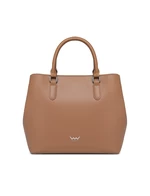 Brown women's leather handbag Vuch Cassidy Brown