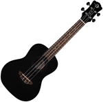 Luna Vintage Mahogany Ukulele concert Black Open Pore