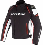 Dainese Racing 3 D-Dry Black/White/Fluo Red 62 Chaqueta textil