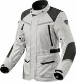 Rev'it! Jacket Voltiac 3 H2O Ladies Silver/Black 44 Textilní bunda