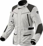 Rev'it! Jacket Voltiac 3 H2O Ladies Silver/Black 46 Kurtka tekstylna