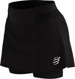 Compressport Performance Skirt W Black L Laufshorts