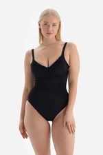 Dagi Black Consolidating Swimsuit with Corset