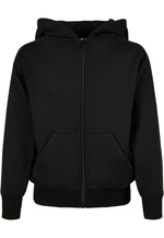 Boys' zip-up sweatshirt black