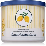 Bath & Body Works Fresh Amalfi Lemon vonná svíčka 411 g