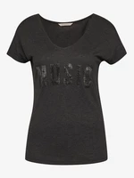 Grey women's T-shirt CAMAIEU