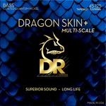 DR Strings Dragon Skin+ Coated Nickel 5-String Medium 45-125 Tapered Multi-Scale Struny do gitary basowej 5-strunowej