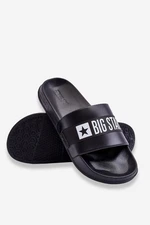 Men's Classic Big Star Slippers Black