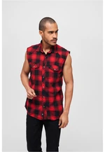 Sleeveless shirt red/black