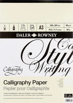 Daler Rowney Calligraphy Drawing Paper A3 90 g Skicář