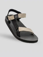 Black and beige men's sandals Hannah Drifter