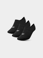 Dámské krátké ponožky casual (3-pack) - černé