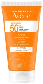 Avène Ochranný pleťový krém pre suchú a citlivú pleť SPF 50+ (Very High Protection Cream) 50 ml