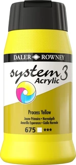 Daler Rowney System3 Acrylic Paint Process Yellow 500 ml 1 pieza