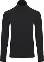 Kjus Mens Trace Midlayer Half Zip Black 52 Pulóver