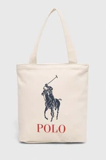 Dětská kabelka Polo Ralph Lauren béžová barva