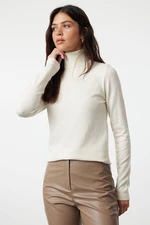 Trendyol Ecru Premium Yarn / Special Yarn Knitwear Sweater