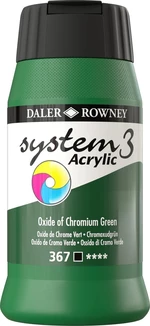 Daler Rowney System3 Farba akrylowa Oxide of Chromium Green 500 ml 1 szt