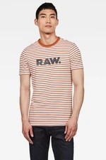 G-STAR T-shirt - Resistor r t ss white-orange-brown