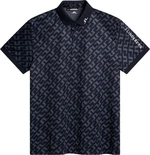 J.Lindeberg Tour Tech Regular Fit Print Bias Bridge Navy L Tricou polo