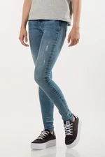 Tommy Jeans Rifle - TOMMY HILFIGER MID RISE SKINNY NORA modré