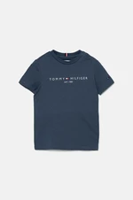 Dětské bavlněné tričko Tommy Hilfiger s potiskem, KS0KS00397