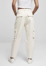 Women's Ballon Fit Cargo Twill Whitesand Pants